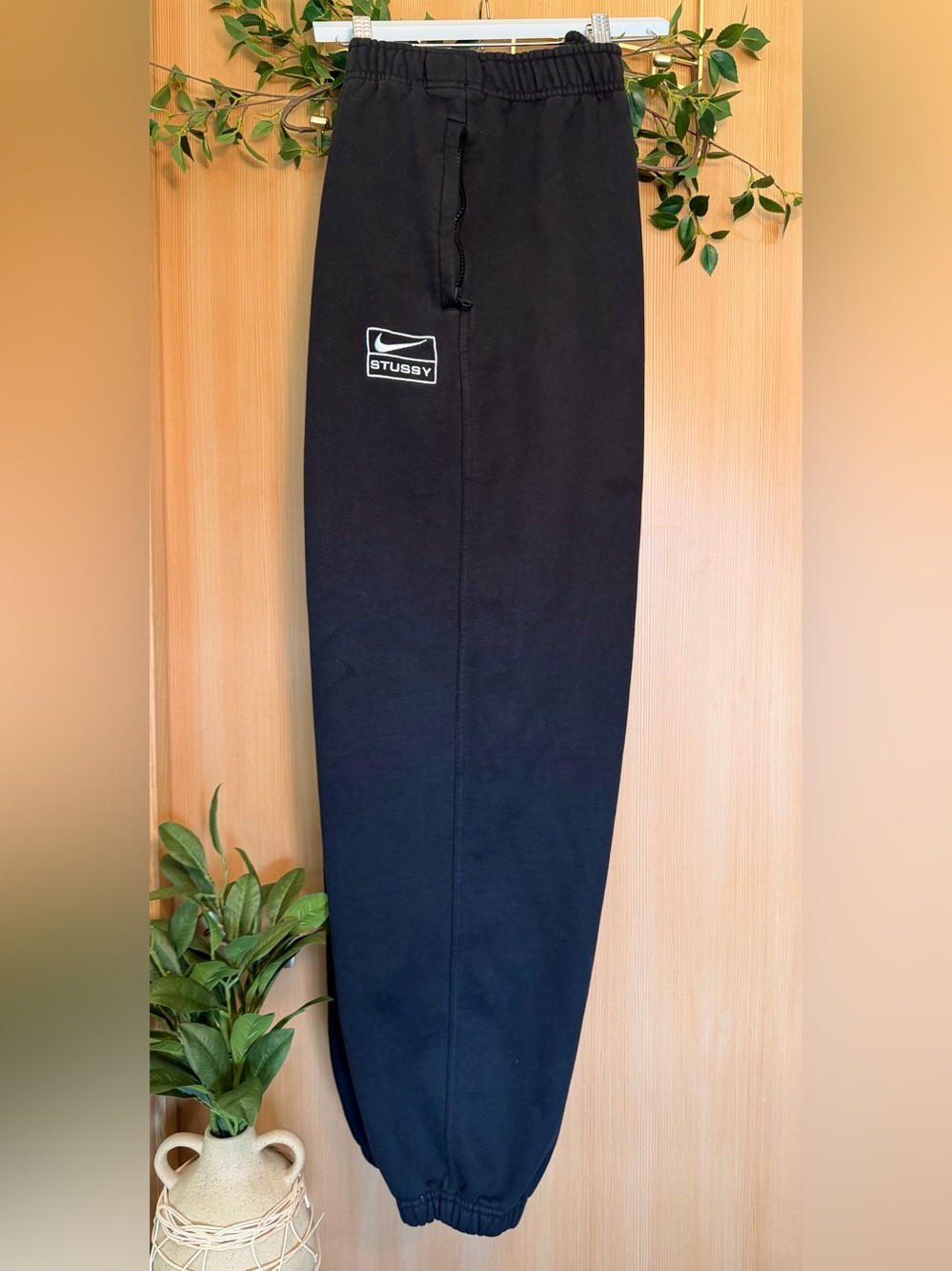 Nike x Stüssy Fleece Sweatpants Black XL Collaboration Joggers Rare